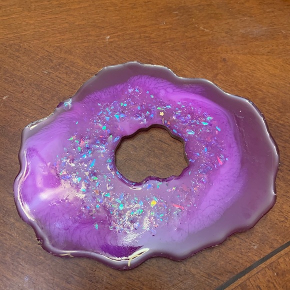 Set of 3 geode coasters - Picture 2 of 4